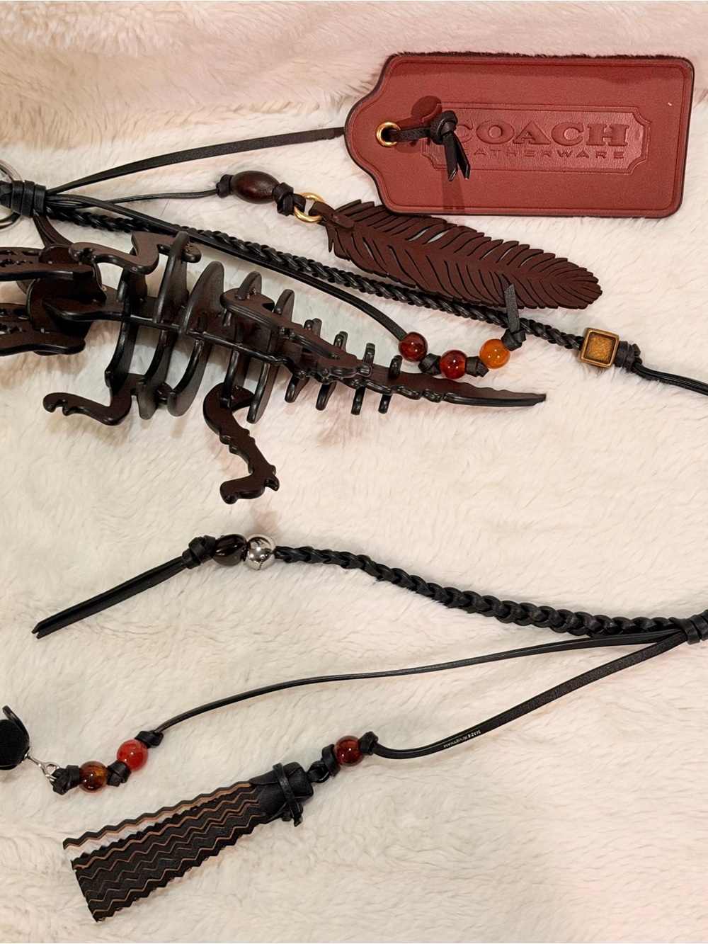 Coach rogue 40 loved Leather set of (CHARMS only ) special edition. - Picture 5 of 5